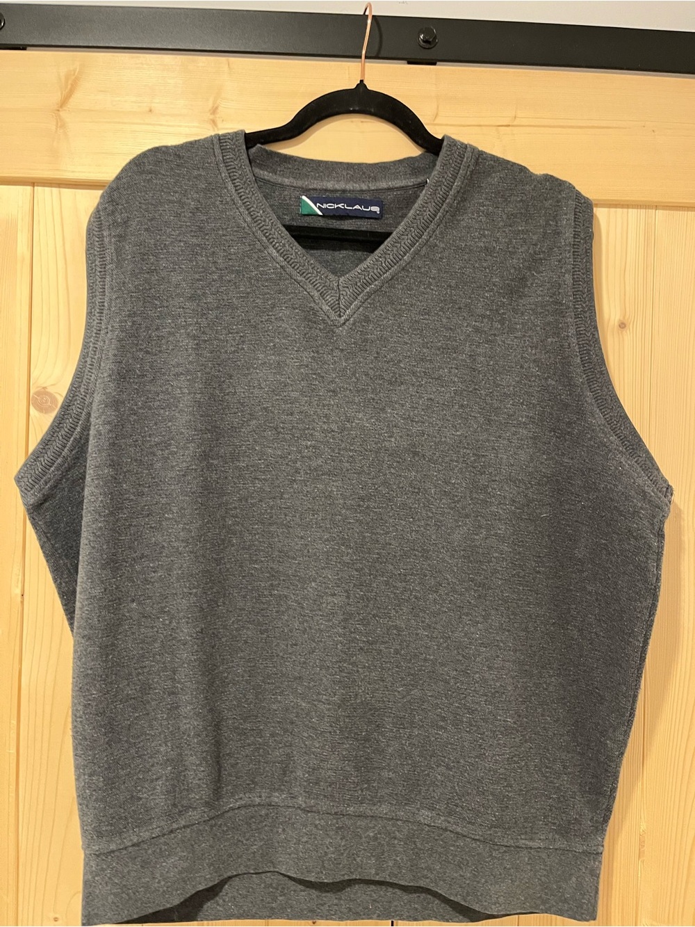 Jack Nicklaus Collection Men's Charcoal V-Neck Sweater Vest 🐻 ⛳️ XL